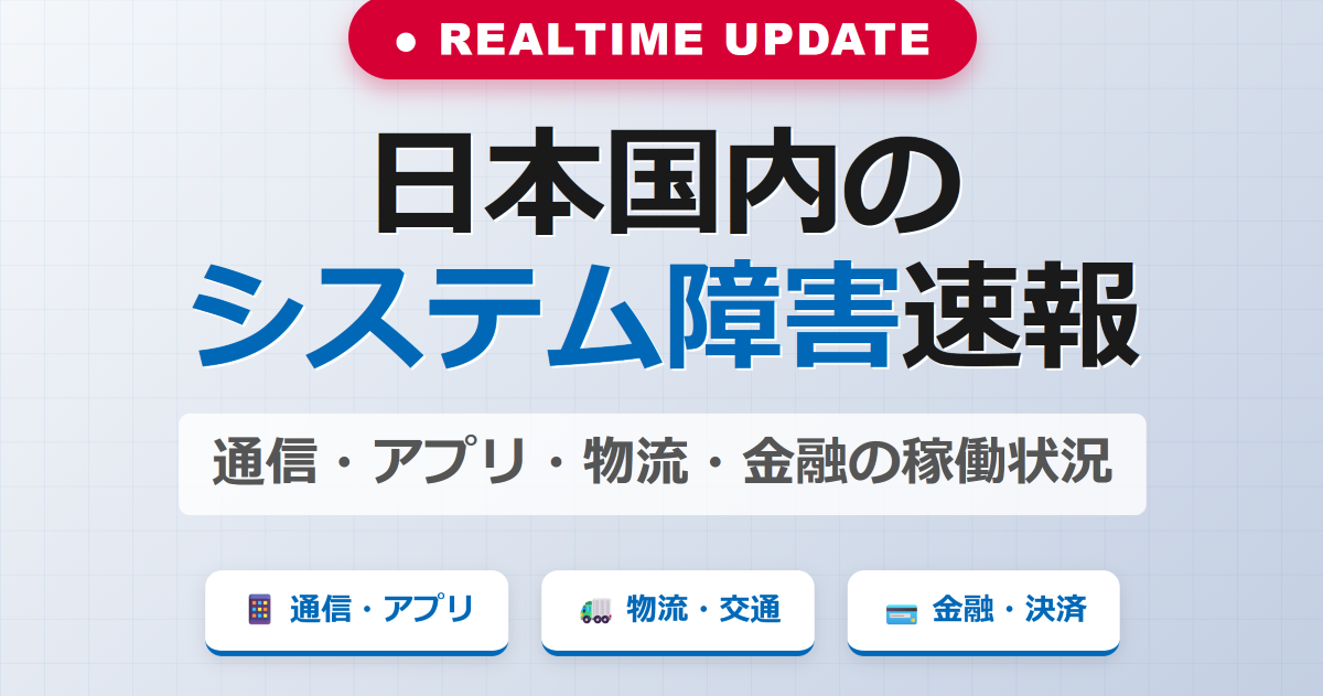 障害状況サマリー