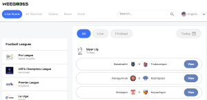 サッカーライブサイト「WeeGo365」の使い方【ライブ・スタッツ】